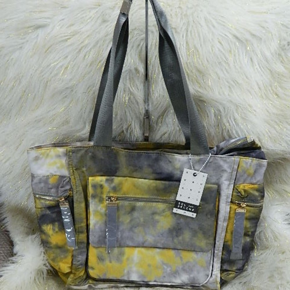 SOL AND SELENE GRATITUDE TOTE SUNFLOWER MULTI NWTS